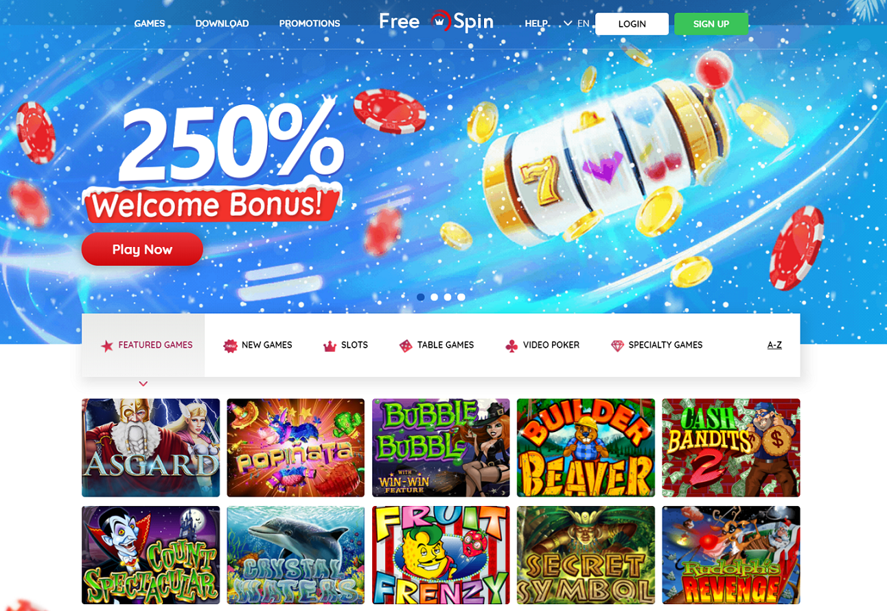 online casinos free spins